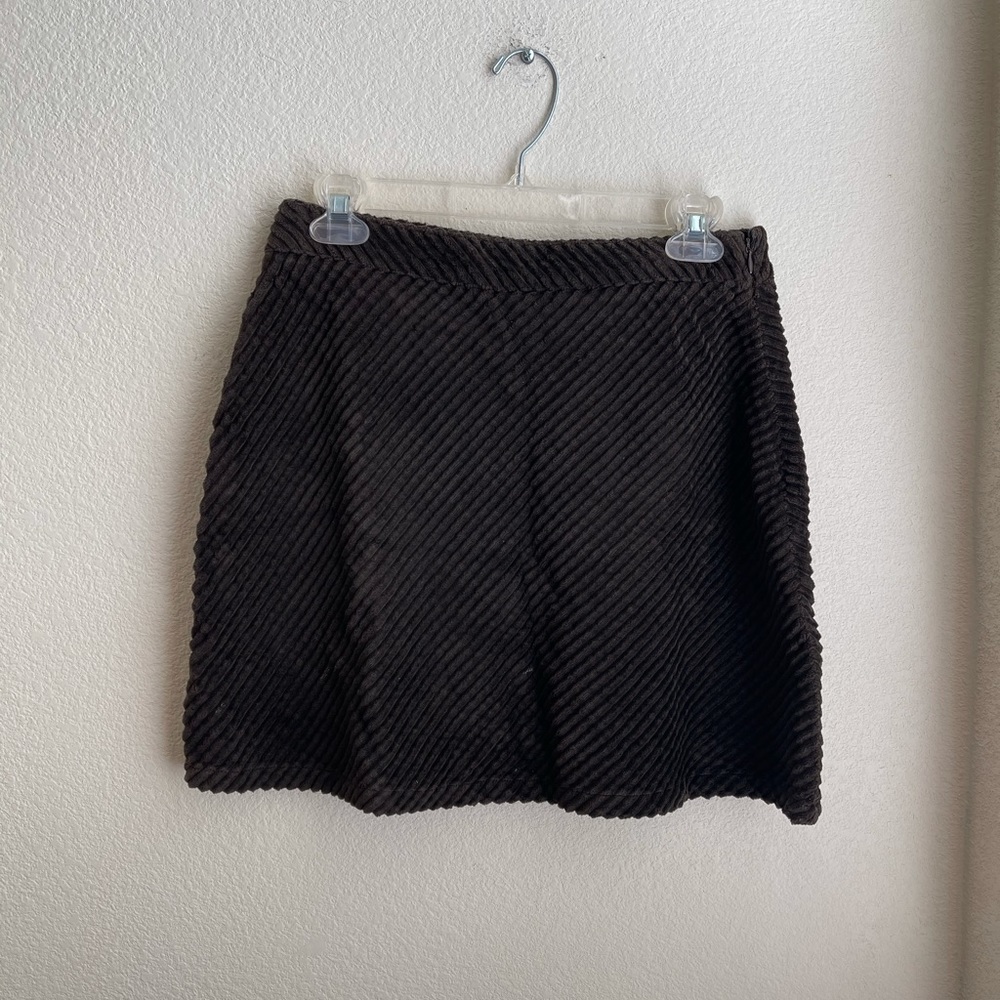 County Seat Brown Skirt Size 7/8 Soft Cotton ALine